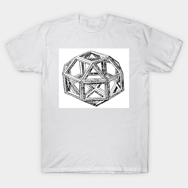 Rhombicuboctahedron Abstract Art T-Shirt by BruceALMIGHTY Baker